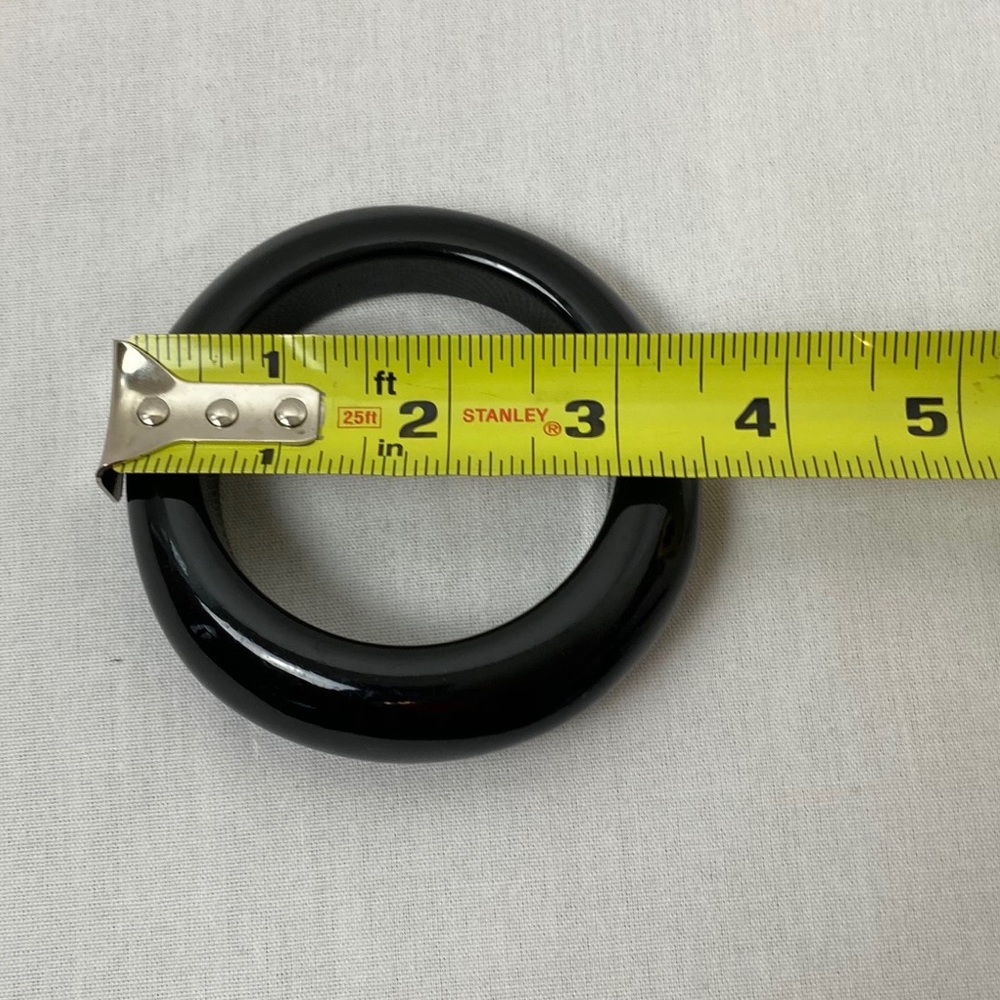 Black Lucite Bracelet - Picture 3 of 3